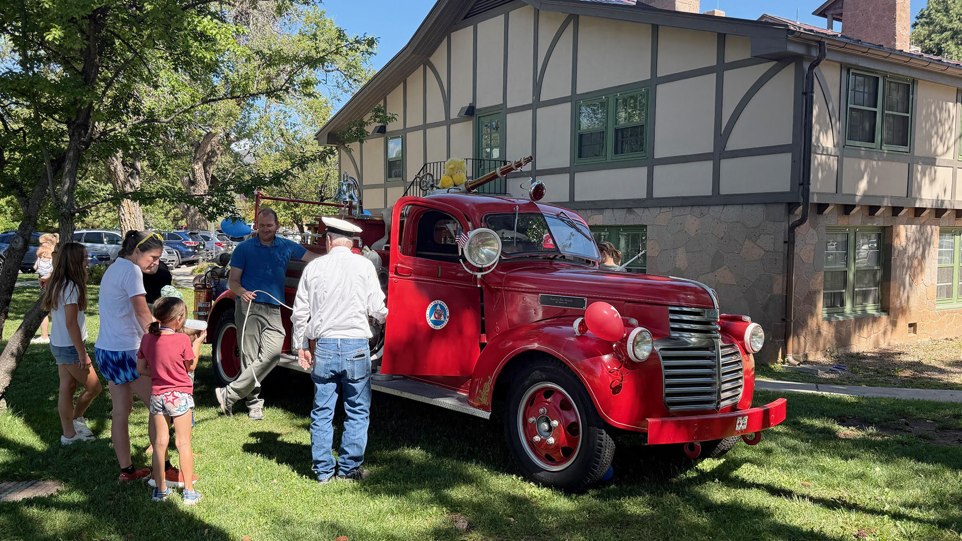YMCA July 4th Kiddie Parade - Los Alamos Auxiliary Fire Brigade